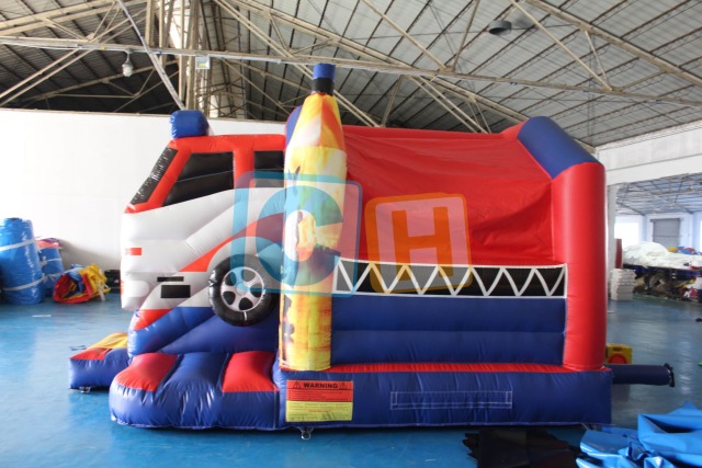 Car Theme Bouncy House Party