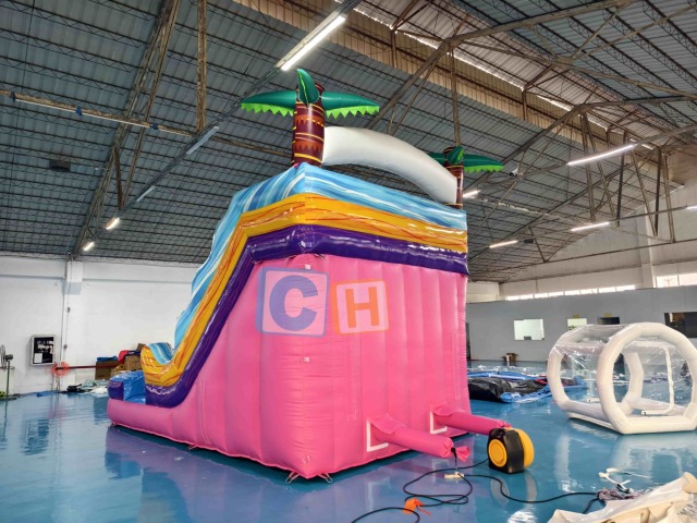 Inflatable water slide inflatable
