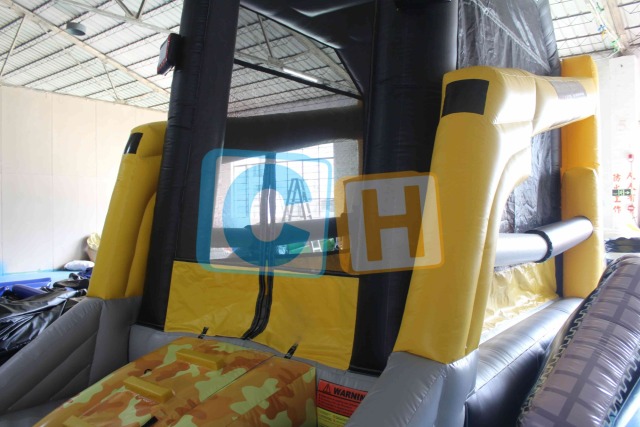 Truck Theme Bouncy Castle With Slide