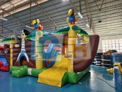PIRATESHIP inflatable bouncer with slide