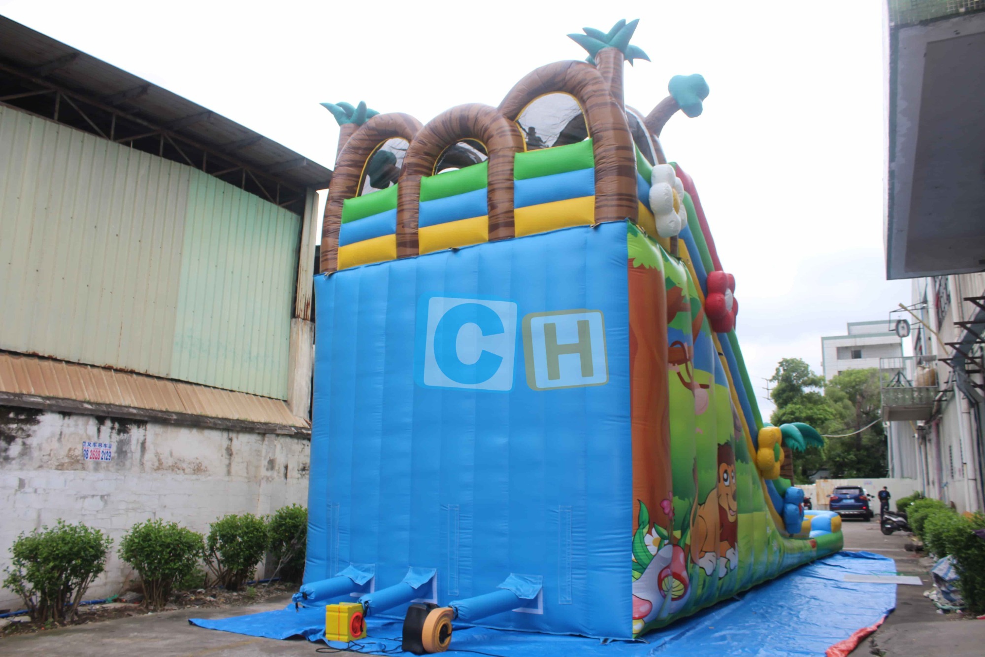 Childrens inflatable water slides