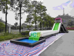 Giant inflatable water slide