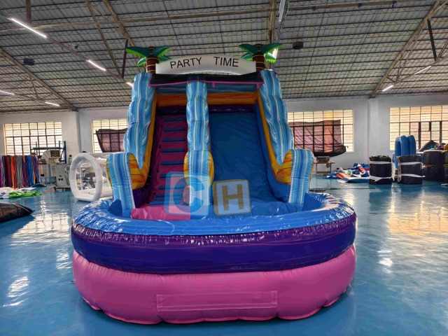 Inflatable water slide inflatable