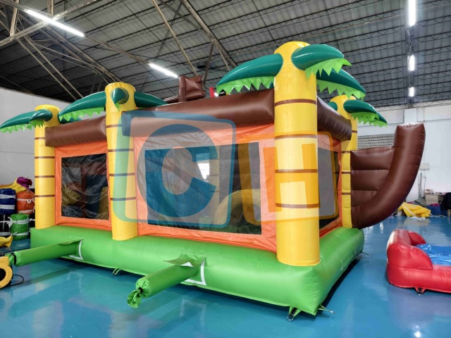 PIRATESHIP inflatable bouncer with slide