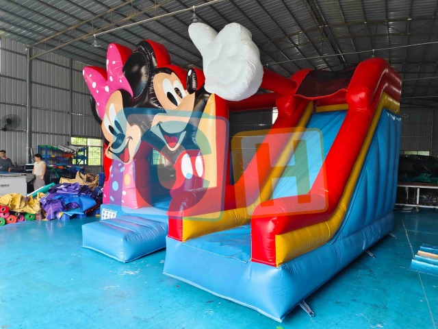 Mickey Mouse Inflatable Slide Bounce