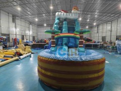 Inflatable water slide for big kids