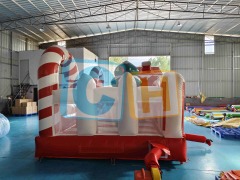 Christmas Inflatable Jump n Slide Bounce House
