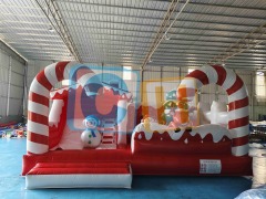 Christmas Inflatable Jump n Slide Bounce House