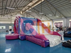 BARBIE Inflatable Bounce House with Slide
