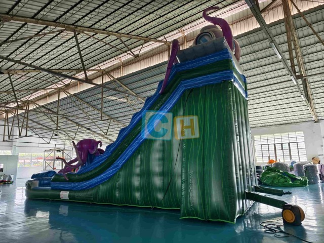 Bounce house inflatable water slide