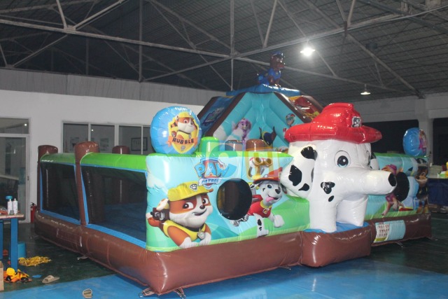 Inflatable playground indoor