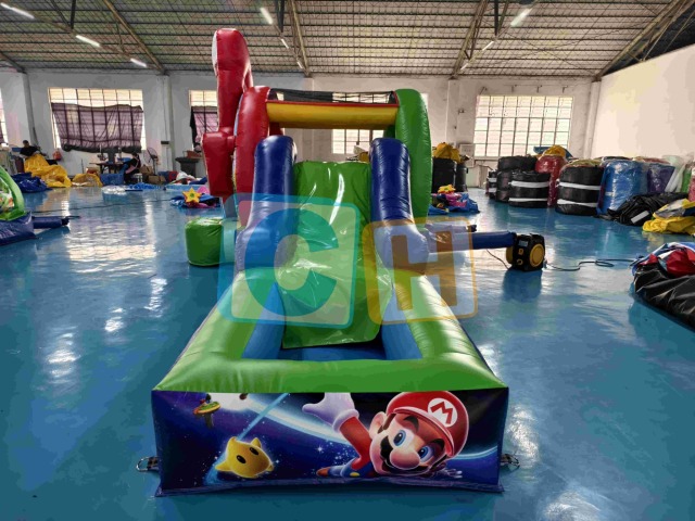 MARIO Little Pool and Slide Inflatable Bouncer