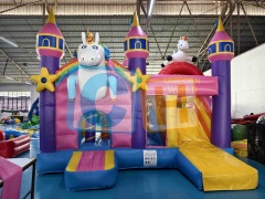 UNICORN Little Jump n Slide Inflatable Bounce House