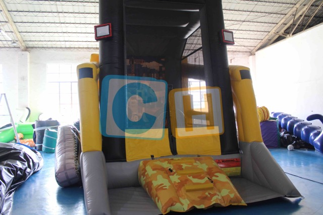 Truck Theme Bouncy Castle With Slide