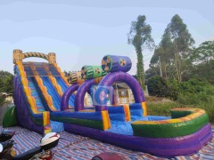 Water slide outdoor inflatable