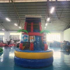 Adult inflatable water slides