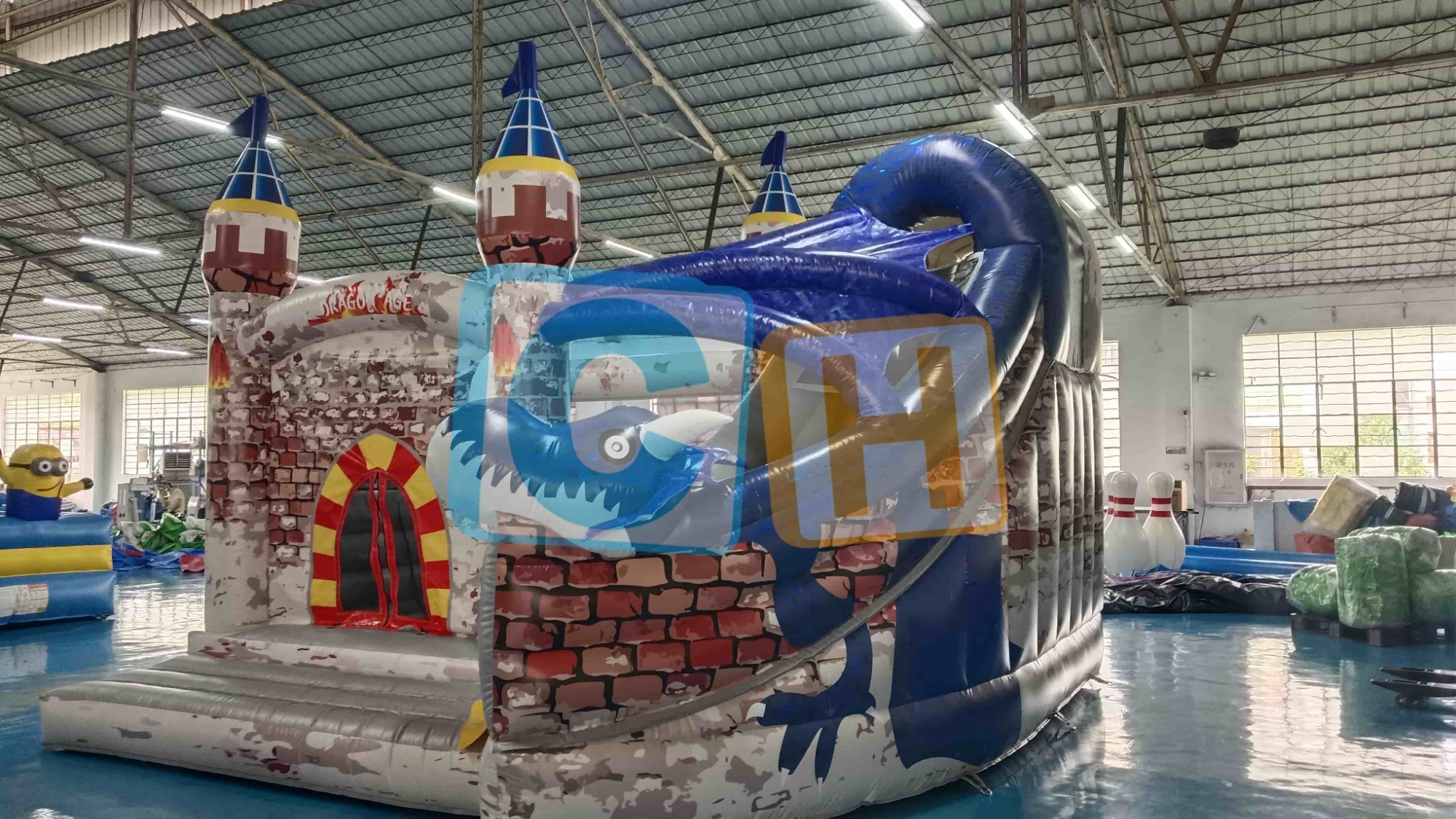 Inflatable Castle With Slide