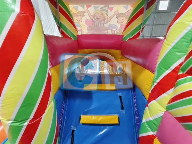 Candyland Obstacle Bounce House