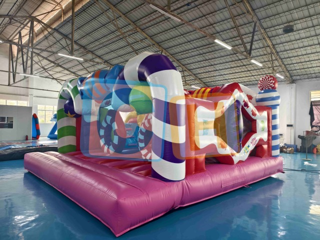 Candy Inflatable Jump n Slide Bouncy