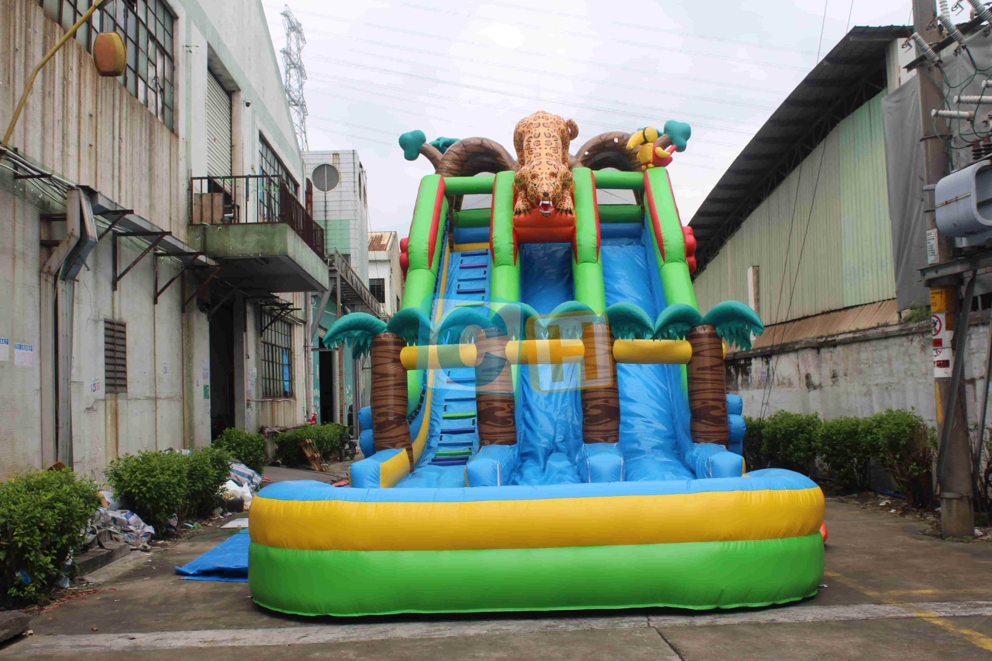 Childrens inflatable water slides