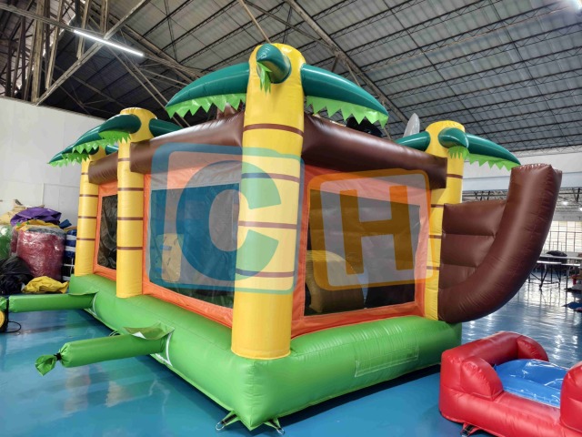 PIRATESHIP inflatable bouncer with slide