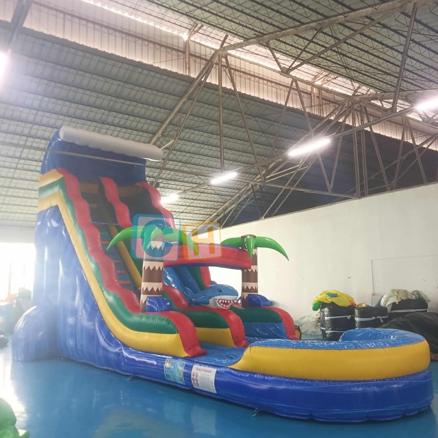 Adult inflatable water slides