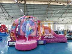 BARBIE Inflatable Bounce House with Slide