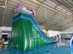 Bounce house inflatable water slide
