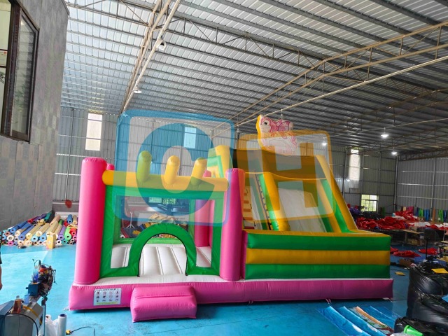 UNICORN Giant Slide Inflatable Bouncer