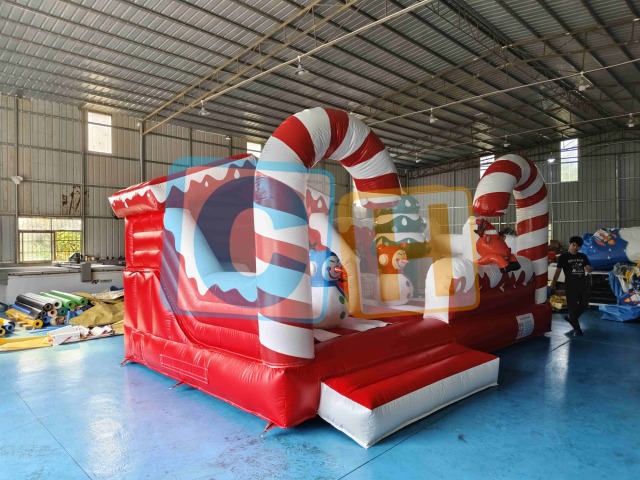 Christmas Inflatable Jump n Slide Bounce House