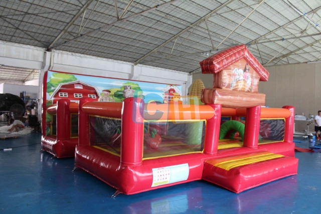 Indoor inflatable playground