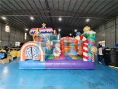 Candyland Obstacle Bounce House