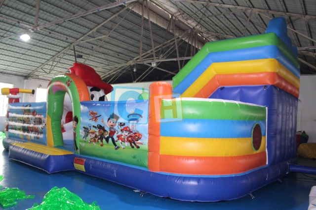 Inflatable playground equipment with paw patrol