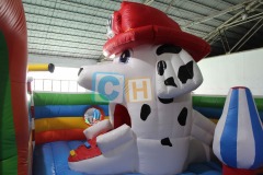 Inflatable playground equipment with paw patrol