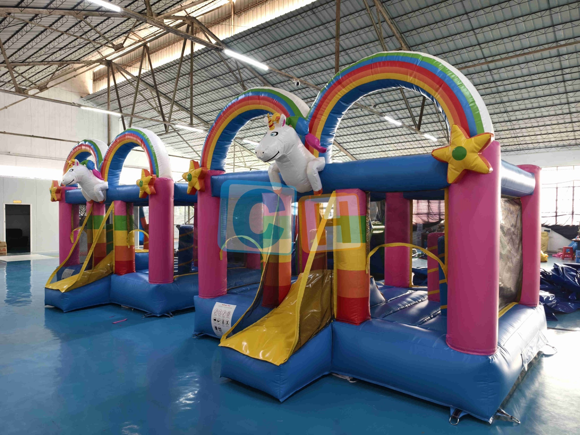 UNICORN Bouncy House Slide