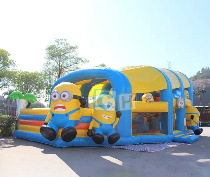 Inflatable minions bouncer playground