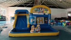 Water Game Small Bouncy House with Slide
