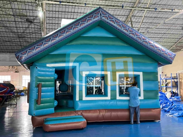 Blue Type Biggest Bouncy House