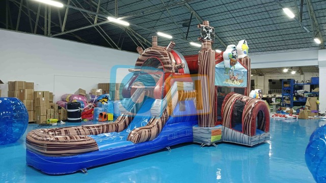 Pirate Bouncy Castle On The Water