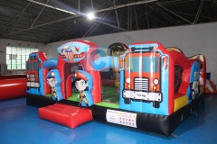 Inflatable outdoor playground