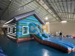 Blue Type Bouncy House For Adults