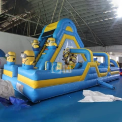 Adult inflatable playground with obstacle course