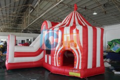 Circus Bouncy Castle With Slide