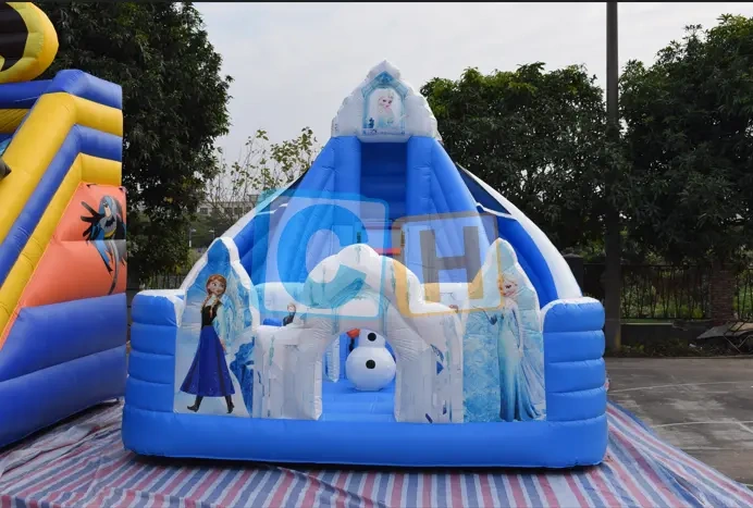 Frozen Bouncy Castle With Slide