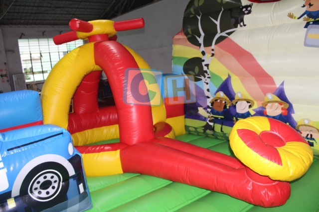 Inflatable outdoor playground