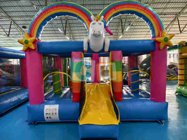 UNICORN Bouncy House Slide