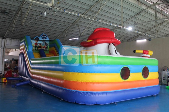 Inflatable playground equipment with paw patrol
