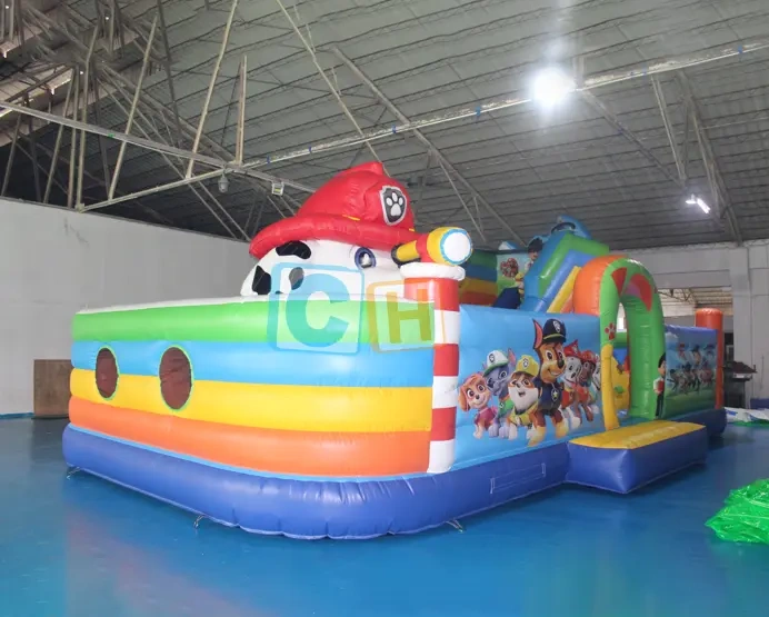 Inflatable playground equipment with paw patrol