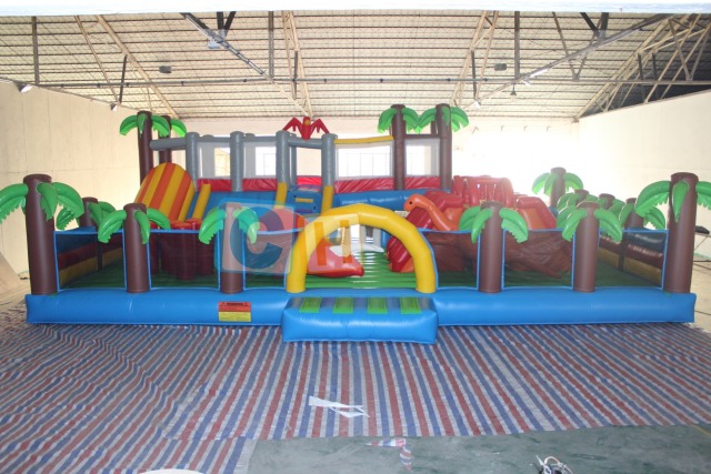 Inflatable playground for adults
