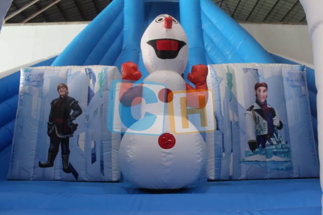 Frozen Bouncy Castle With Slide
